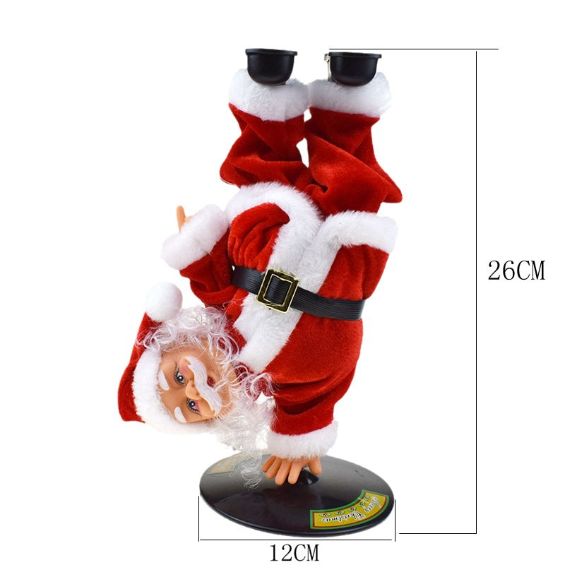 Handstand Stunt Spin Santa 🎅Perfecte kerstdecoratie of cadeau