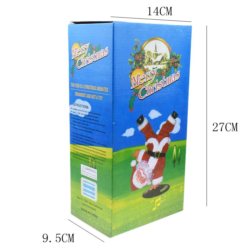 Handstand Stunt Spin Santa 🎅Perfecte kerstdecoratie of cadeau