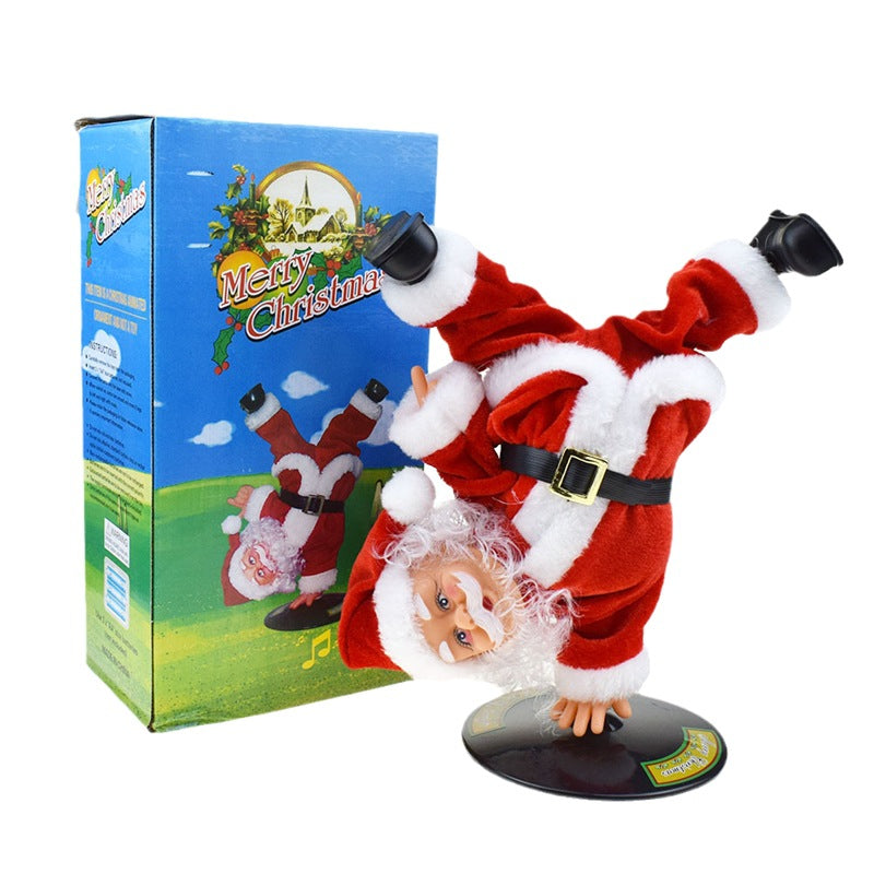 Handstand Stunt Spin Santa 🎅Perfecte kerstdecoratie of cadeau