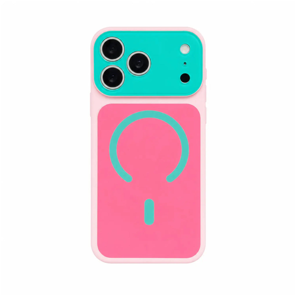 💥Meer dan 50.000 verkocht!📱Trendy iPhone-hoesje, nu in de aanbieding | Dopamine Color Block MagSafe-hoesje – Ultraslank, mat, hard PC-hoesje voor de iPhone 17 Pro Max