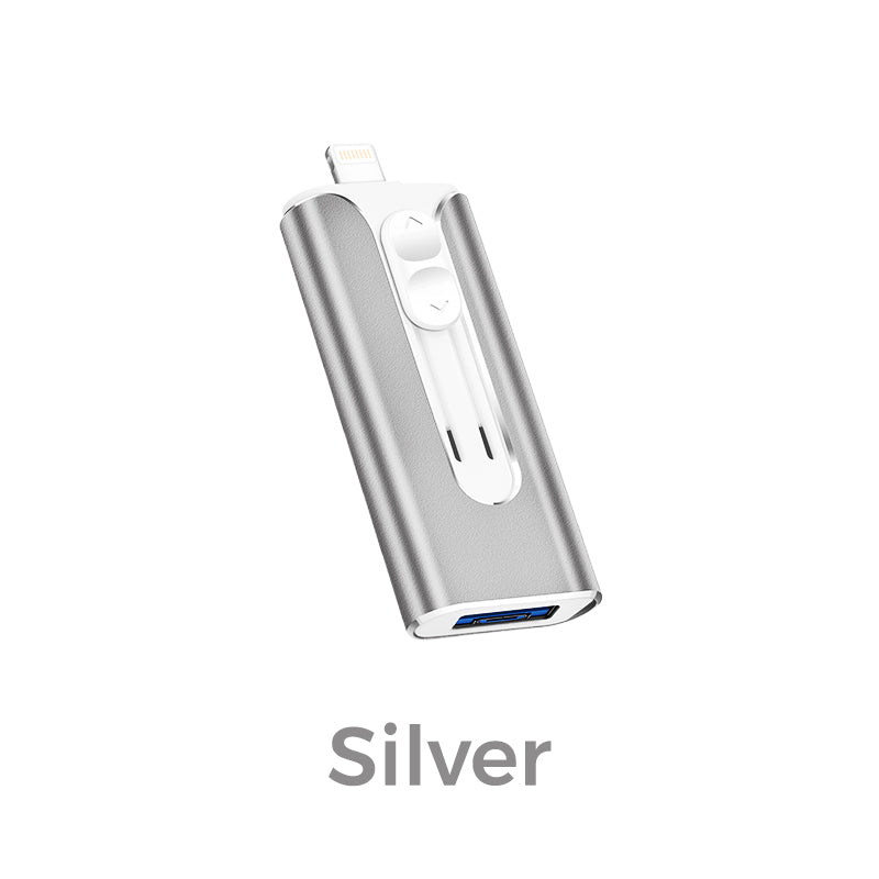 🎁2026 Nieuw binnen 50% KORTING💥⚡3-in-1-Flashdrive, draagbare Highspeed USB 3.0-opslag⚡