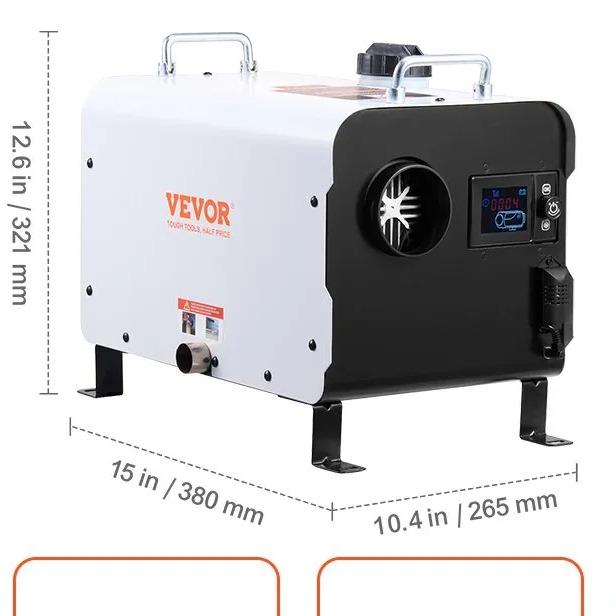 🎁2026 Nieuw binnen 50% KORTING💥🌡️8 kW dieselkachel, 12 V/24 V alles-in-één diesel luchtverwarmer, Bluetooth app-bediening, afstandsbediening en display, CO-alarm, snelle verwarming💨
