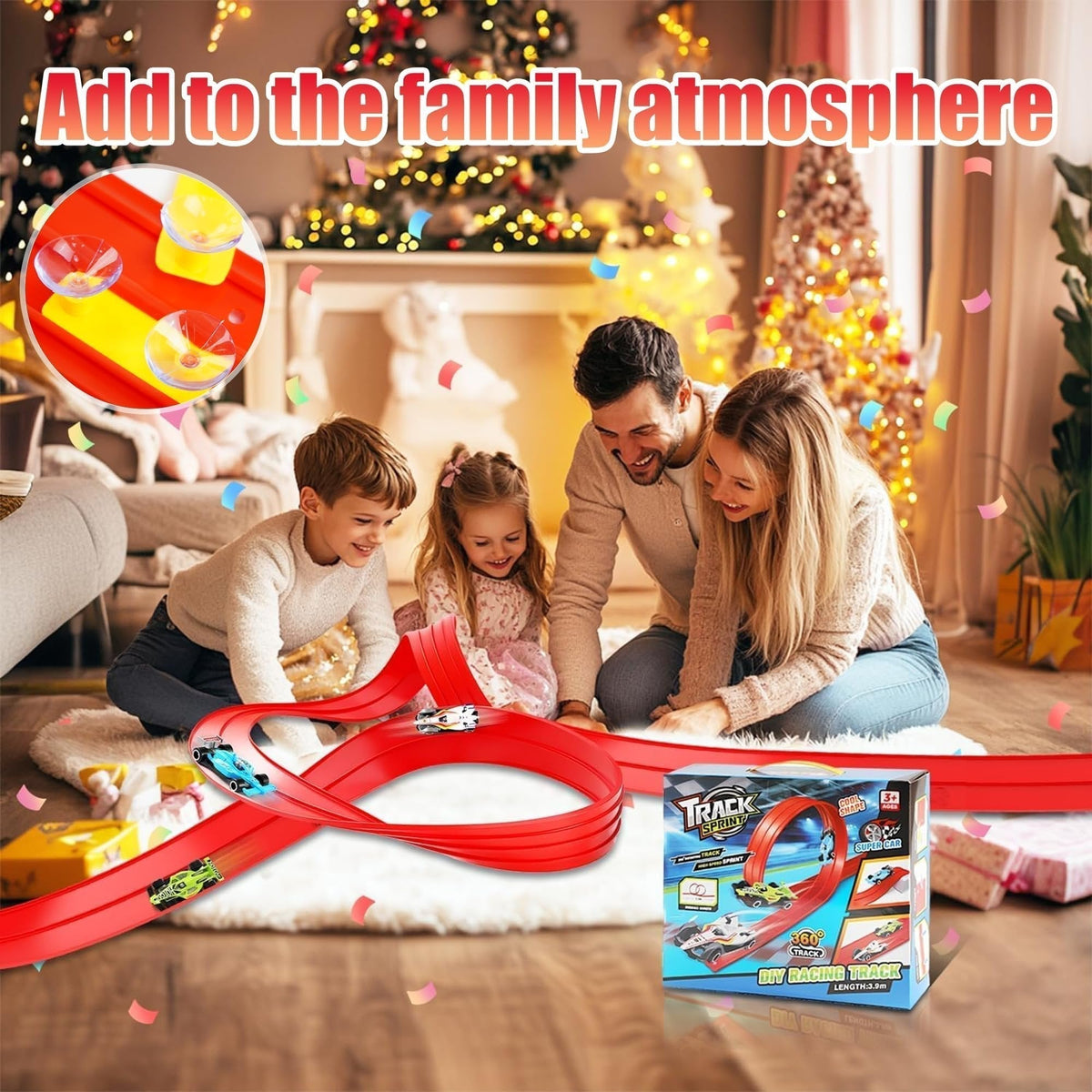 Doe-het-zelf Hot Wheels Racebaan Racetoyspeelgoed 🚗✨