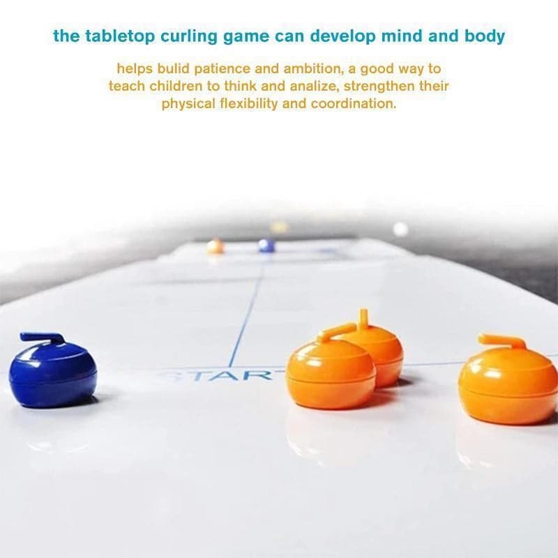 💗2025 Nieuw tafelspel voor het hele gezin: curling☄️☄️ Leuk, boeiend en perfect voor alle leeftijden!