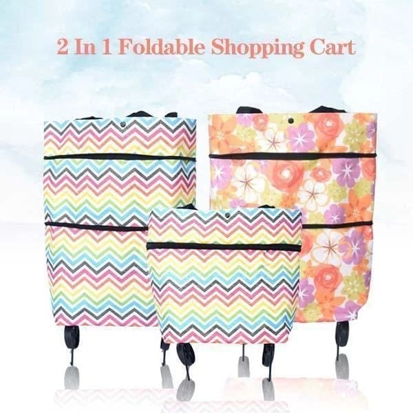 🔥HOT SALE 50% UIT🔥2-in-1 boodschappentas Opvouwbare groene tas