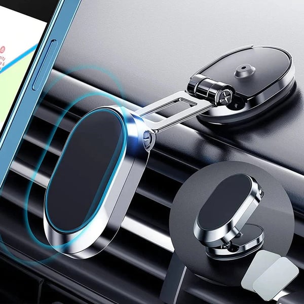 🔥🎁2024 nieuw jaar hete verkoop🎁 49% UIT🔥 Alloy opvouwbare magnetische auto telefoonhouder