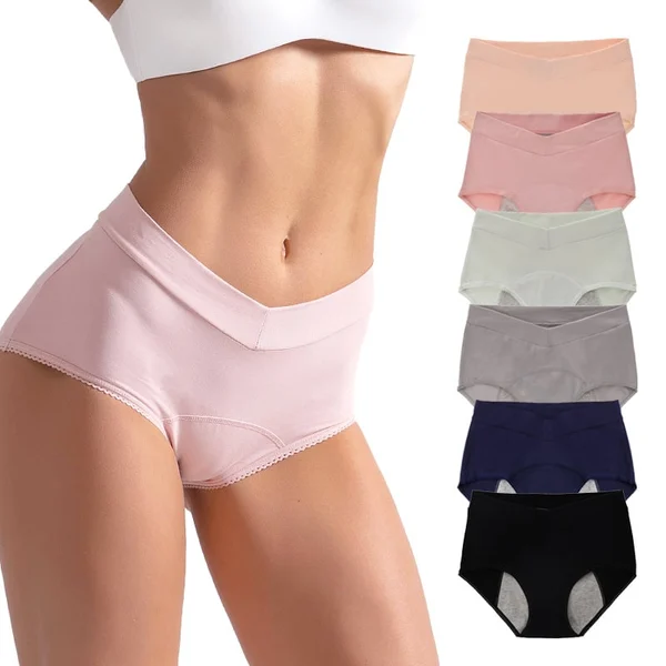 🩲 NU 50% KORTING! 🔥 Hooggetailleerd, lekvrij menstruatieslipje – Absorberend, ademend en geurbestrijdend – biedt bescherming die overeenkomt met maximaal 3 tampons – comfortabel om de hele dag te dragen 🩸