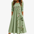 Willow Bloom Sage Midi Jurk