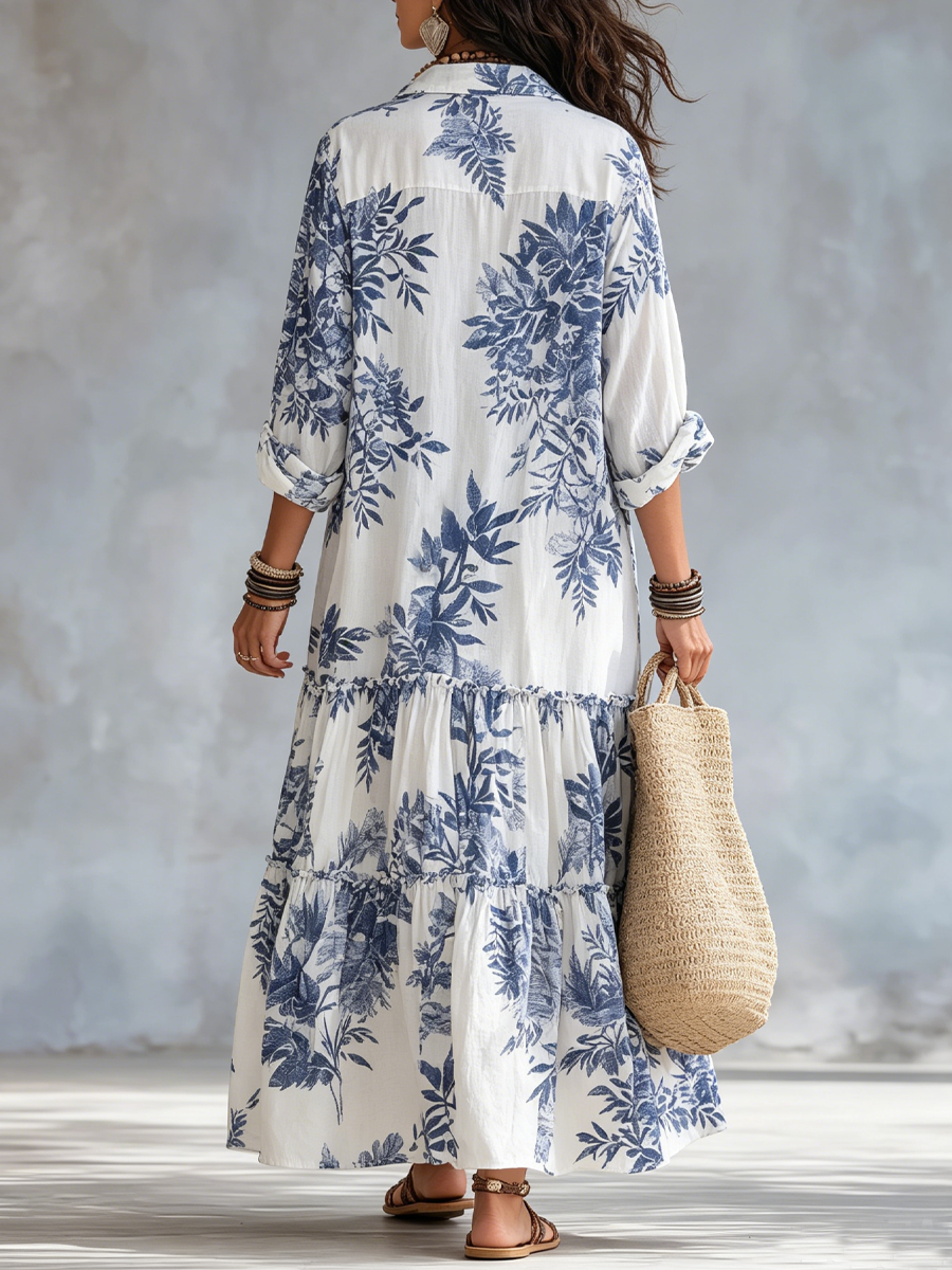 Elina™ | Buikcamouflerende Jurk Met Knopen