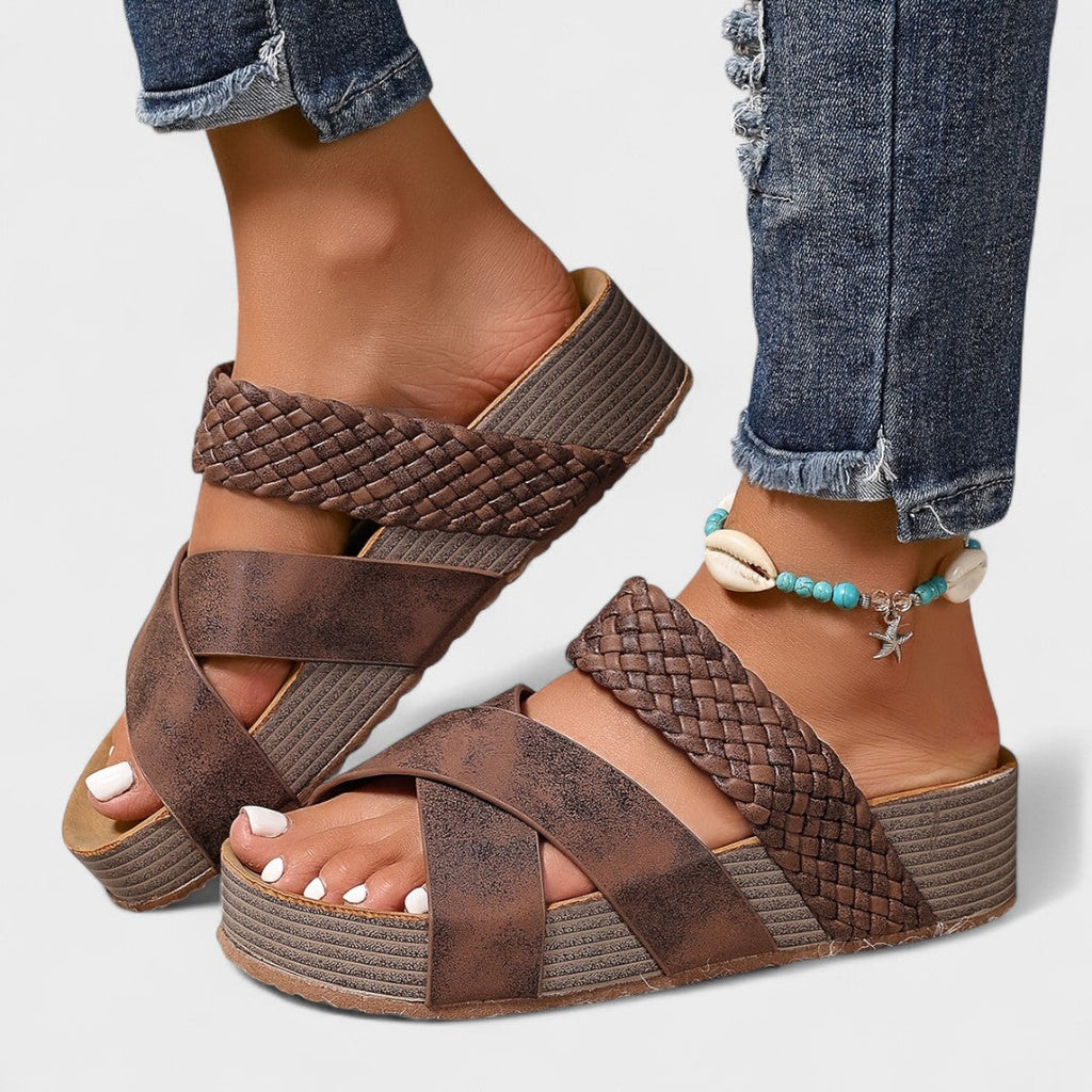 Laura - Orthopedische sandalen van leer