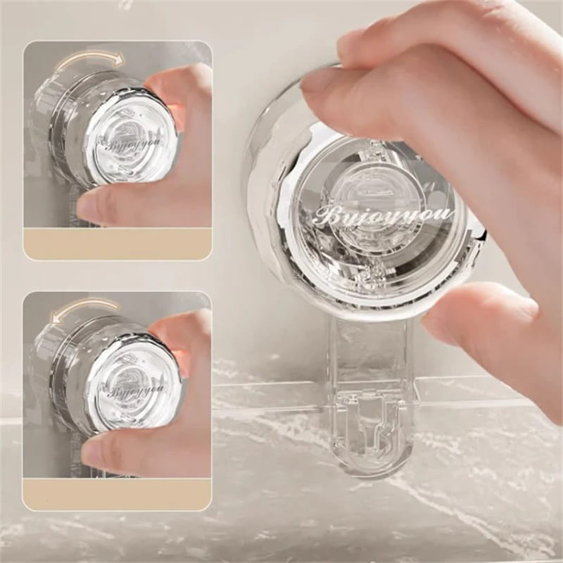 🎁2026 Nieuw binnen 50% KORTING💥No-Drill Clear Wall Caddy: Boorvrije, verwijderbare, multifunctionele driehoek en rechthoek opslag