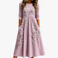 Blozende Boomgaard Bloemen Midi Jurk