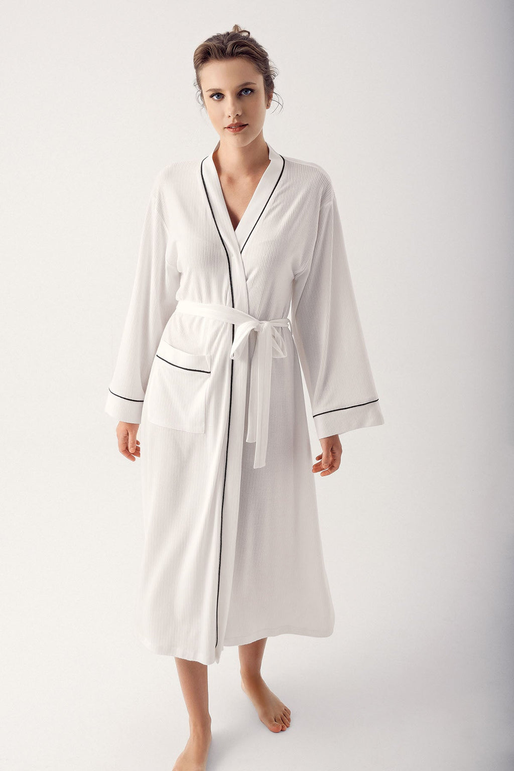 Double Breastfeeding 4-Piece Maternity-Nursing Set Ecru - 406209