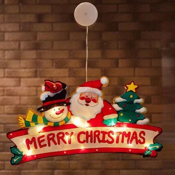 ⛄Kerstmis voorverkoop🎄 Kerstmis raamhangende lampjes💡