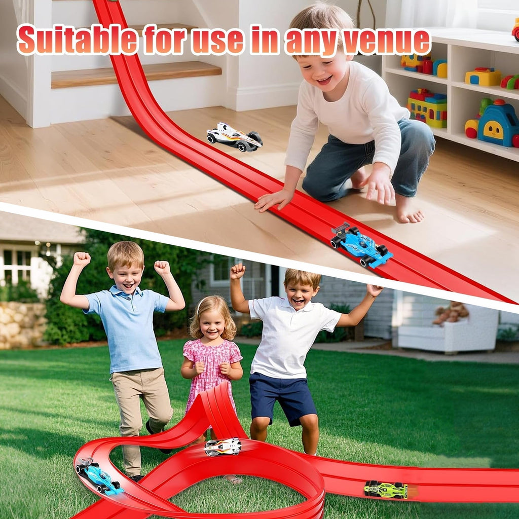 Doe-het-zelf Hot Wheels Racebaan Racetoyspeelgoed 🚗✨