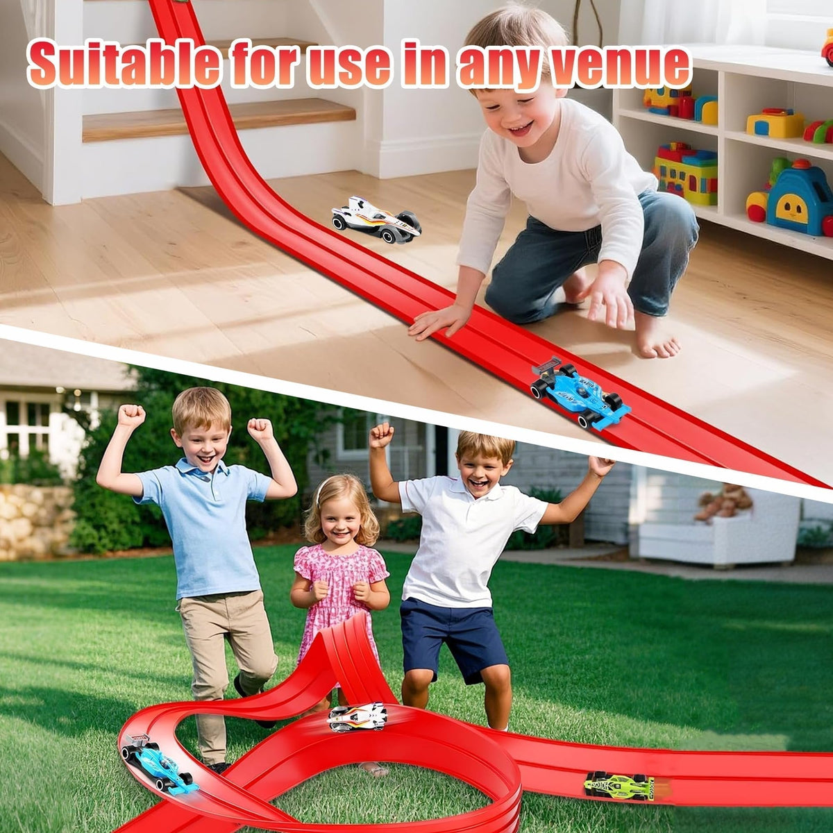 Doe-het-zelf Hot Wheels Racebaan Racetoyspeelgoed 🚗✨