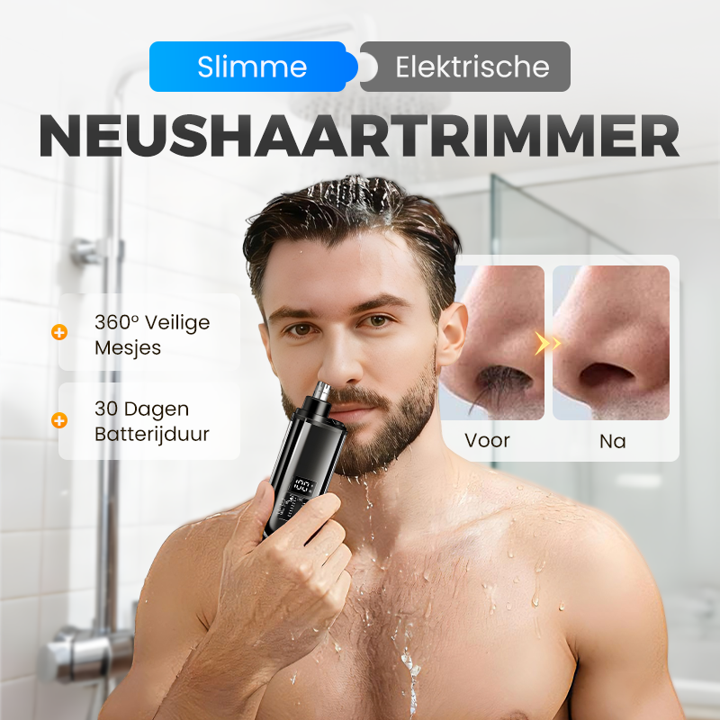 Black Friday Early Bird Sale: De eerste [100] klanten per dag ontvangen een [cadeau] / krijgen 50% korting--Slimme Elektrische Neushaartrimmer