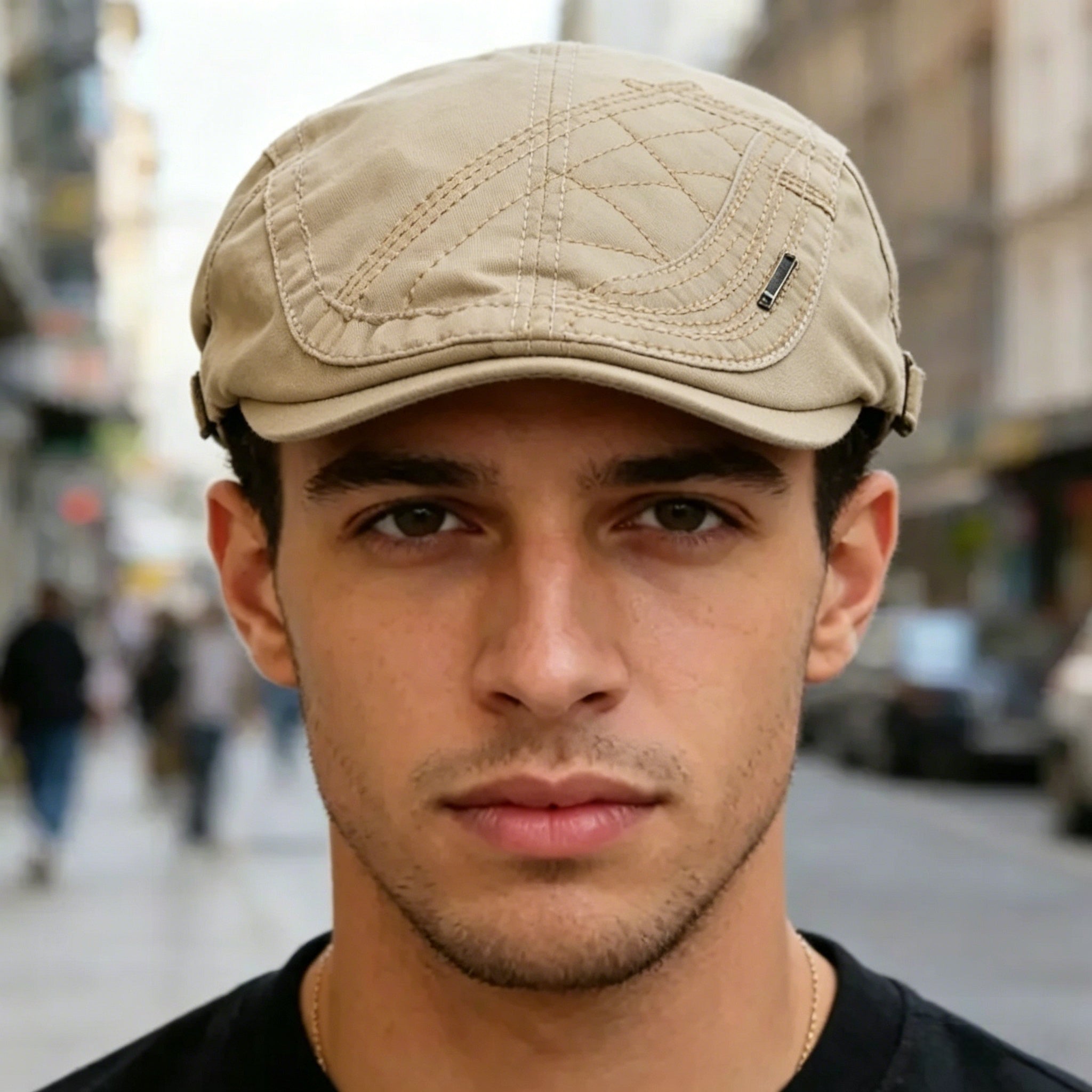 🔥Nieuwe klassieke platte pet voor heren, ademend & verstelbaar🧢
