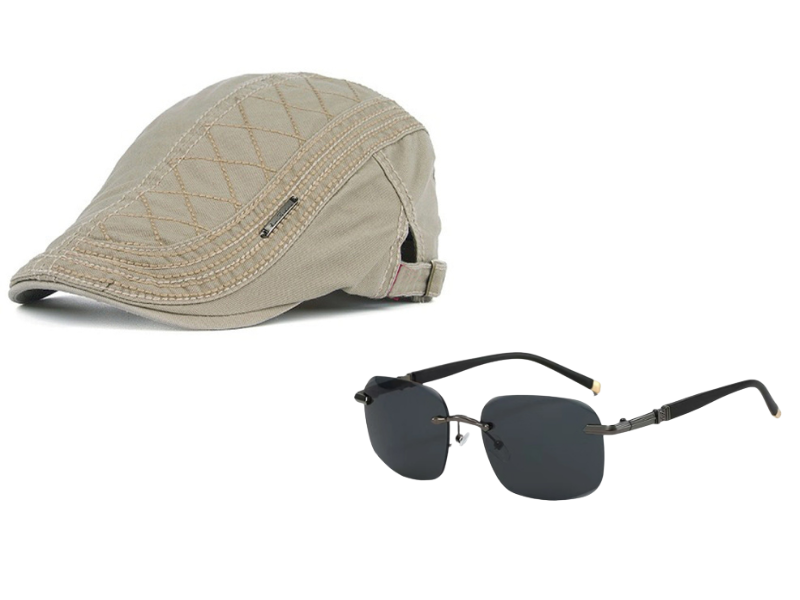 🔥Nieuwe klassieke platte pet voor heren, ademend & verstelbaar🧢