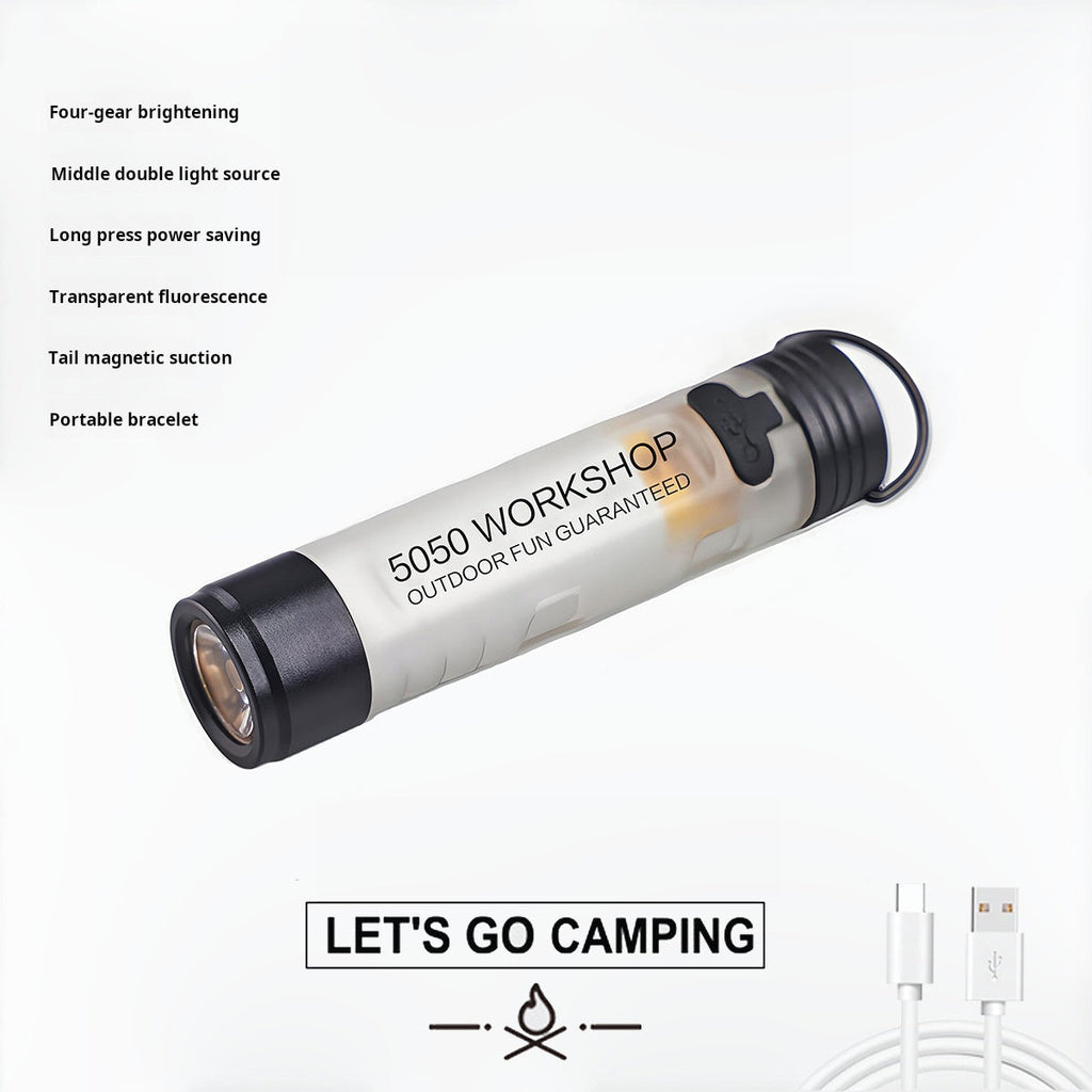 📢📢 50 %  KORTING  !! ✨Outdoor Super Bright Mini Flashlight – Uw krachtpatser in zakformaat! 💡✨