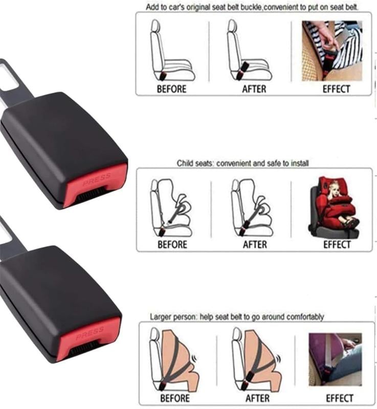 🚗🎯 Verlengstuk voor autogordelsluiting Gordelclips🎁