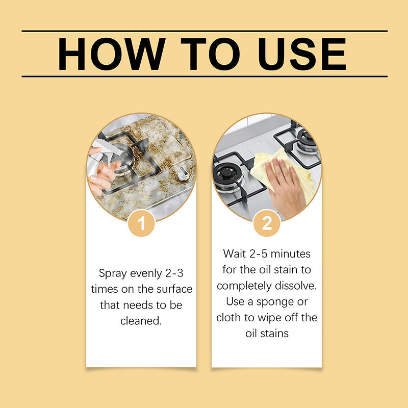 Effectieve ontvettingsspray voor de keuken