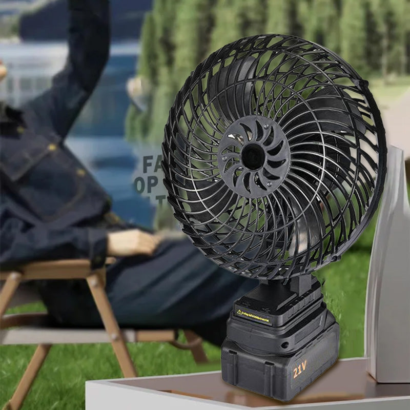 🎁2026 Nieuw binnen 50% KORTING💥8 inch batterijgevoede campingventilator voor buiten