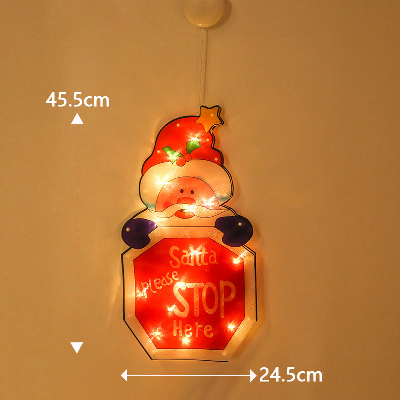 ⛄Kerstmis voorverkoop🎄 Kerstmis raamhangende lampjes💡
