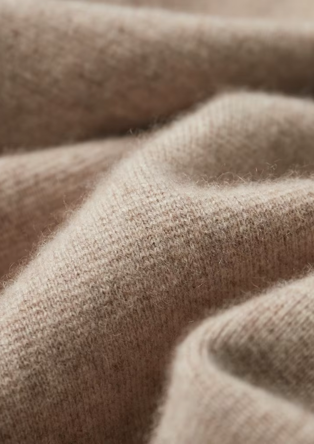 Extra-fijne merino wollen polo cardigan met rits