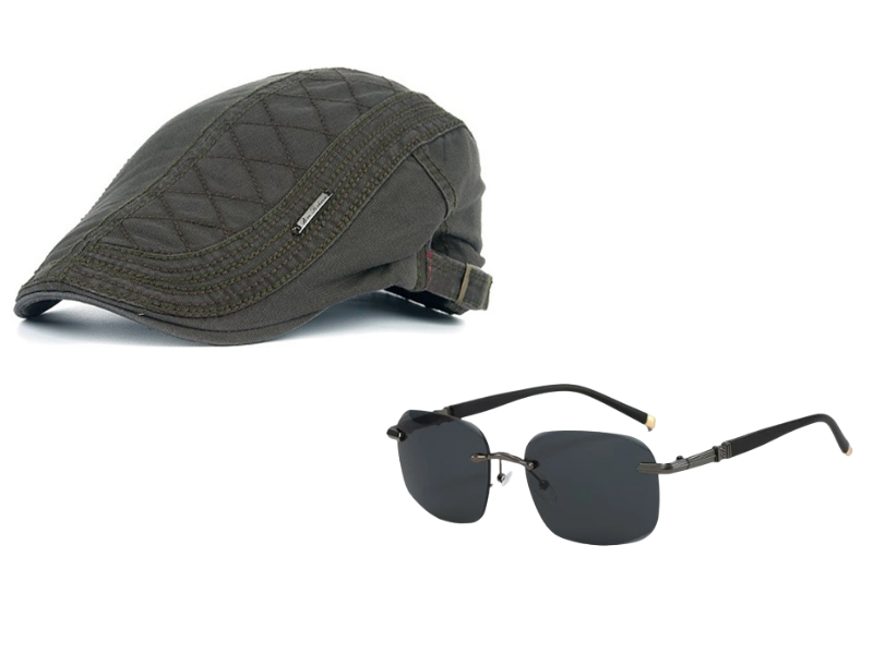 🔥Nieuwe klassieke platte pet voor heren, ademend & verstelbaar🧢