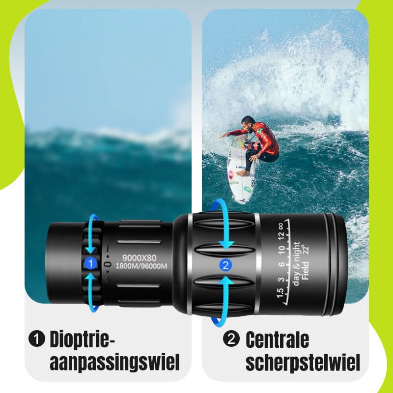 🎁2026 Nieuw binnen 50% KORTING💥Draagbare Monoculaire Telescoop met Hoge Vergroting