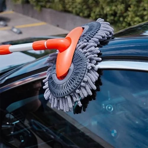 🎁2026 Nieuw binnen 50% KORTING💥Uitschuifbare Dubbellaagse Autowasborstel – Zacht & Krachtig