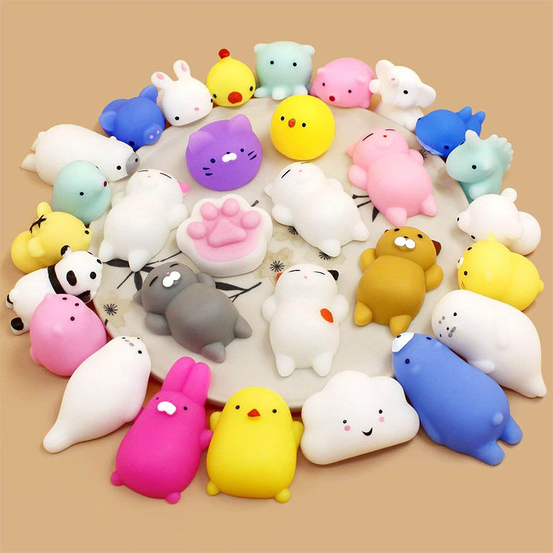 🎁2026 Nieuw binnen 50% KORTING💥30/50 stuks Mochi Squishy Toys Bulk