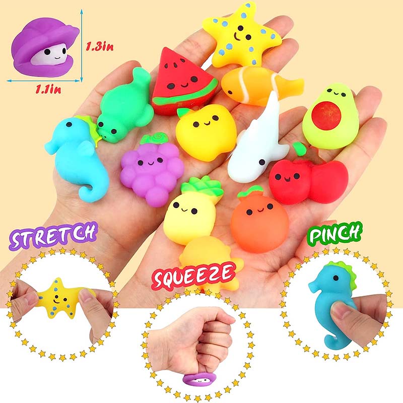🎁2026 Nieuw binnen 50% KORTING💥30/50 stuks Mochi Squishy Toys Bulk