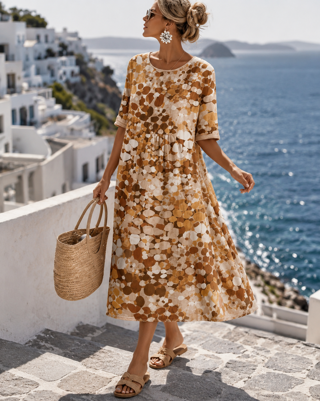 Zara™ | Gebloemde Buikcamouflerende Zomerjurk