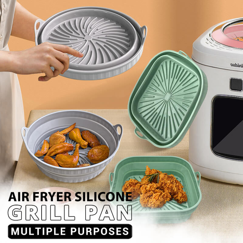🍟 Siliconen bakmat voor de airfryer Voorkomt dat voedsel blijft plakken en vetspatten – geniet van gezonde en heerlijke gefrituurde gerechten zonder het gedoe van schoonmaken!