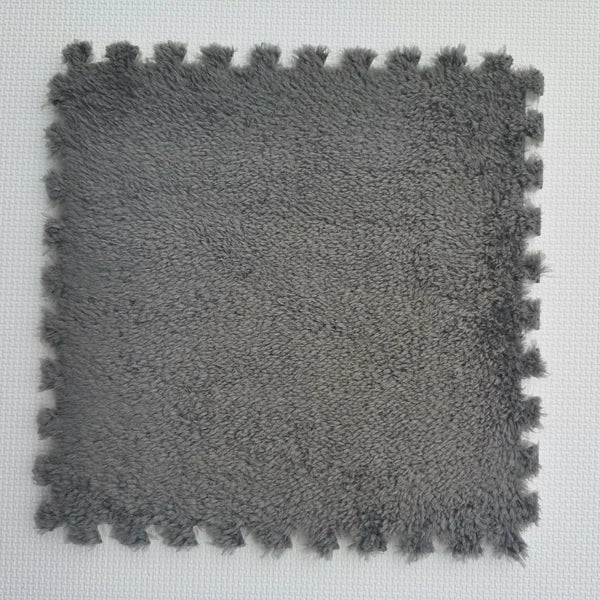 🔥Uitverkoop 50% Korting🚀 Pluche patchwork schuimrubberen vloermat