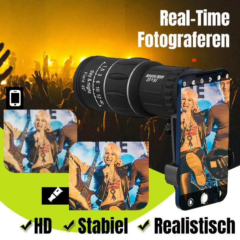 🎁2026 Nieuw binnen 50% KORTING💥Draagbare Monoculaire Telescoop met Hoge Vergroting