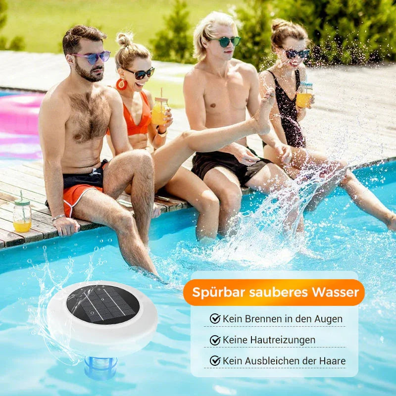 🎁2026 Nieuw binnen 50% KORTING💥💥Topverkoper💥Zonne-energiezwembadionisator voor kristalhelder water💥Tijdelijke aanbieding⏳