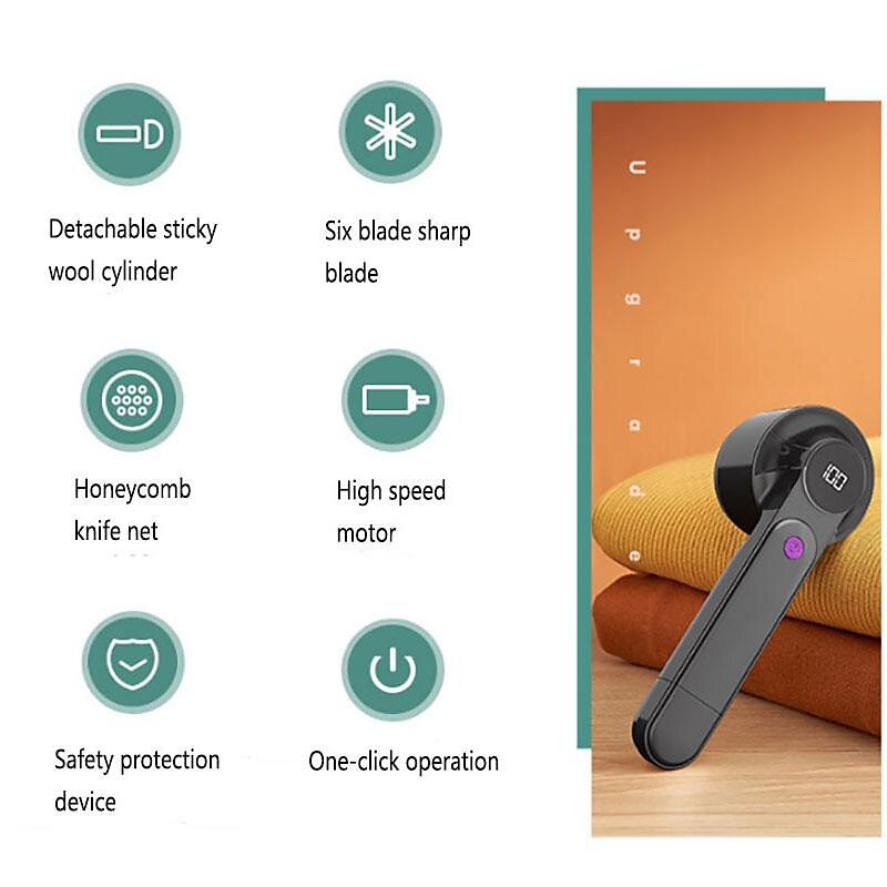 🔥Tijdgebonden promotie - 50% UIT🎁2 in 1 elektrische pluizenverwijderaar