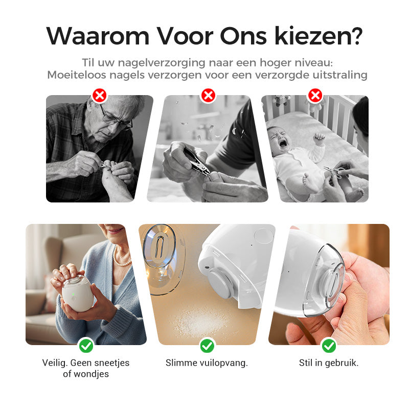🎁2026 Nieuw binnen 50% KORTING💥 De eerste [100] klanten per dag ontvangen een [cadeau] / krijgen 50% korting--Universele automatische nagelvijl voor volwassenen en kinderen