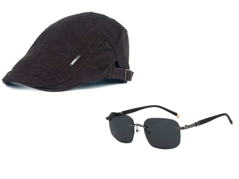 🔥Nieuwe klassieke platte pet voor heren, ademend & verstelbaar🧢