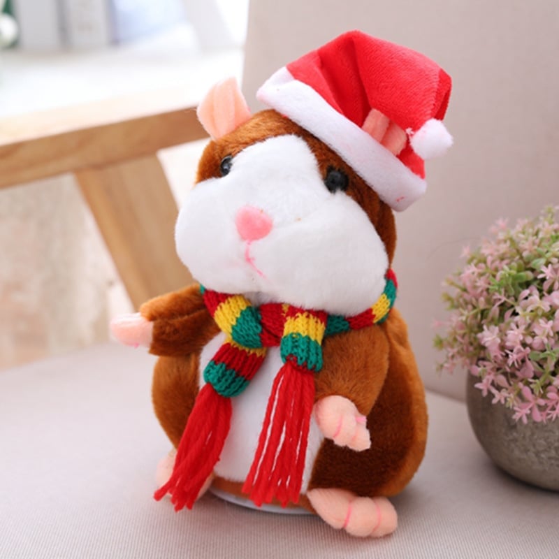 🎄Pratende hamster pluche speelgoed