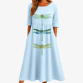 Sky Meadow Libelle Pocket Midi Jurk