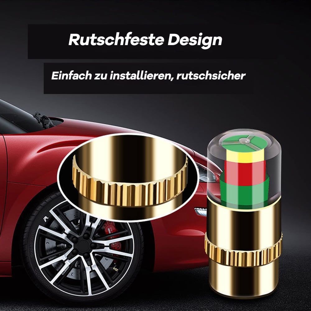 🔥🎁Nyhet 50 % RABATT🔥Ventieldopje voor autobanden met drukmeter