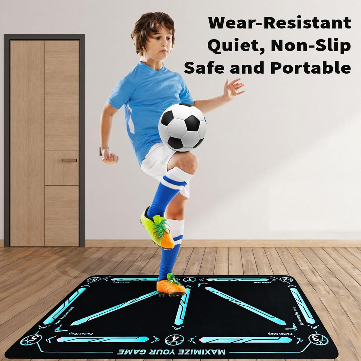 🎅LAATSTE DAG UITVERKOOP 50% KORTING - ⚽Voetbalmat voor alle niveaus Antislip Geluidsarm