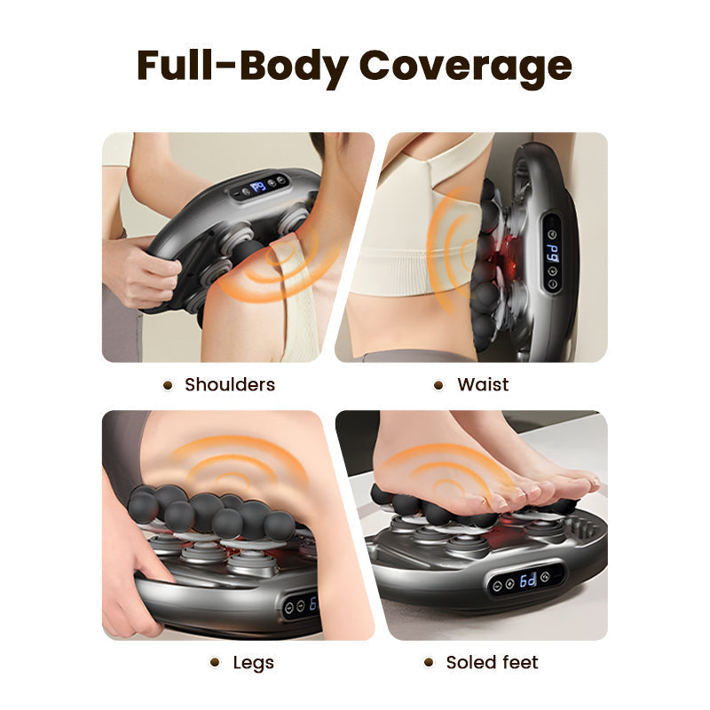 🔥🎁Nieuw binnen 50% KORTING--Multi-Functional Automatic 12-Head Muscle Massager