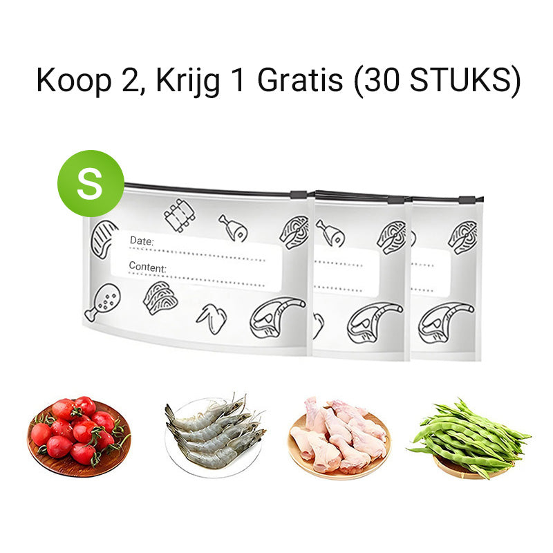 Herbruikbare aluminiumfolie verzegelbare opbergzakken