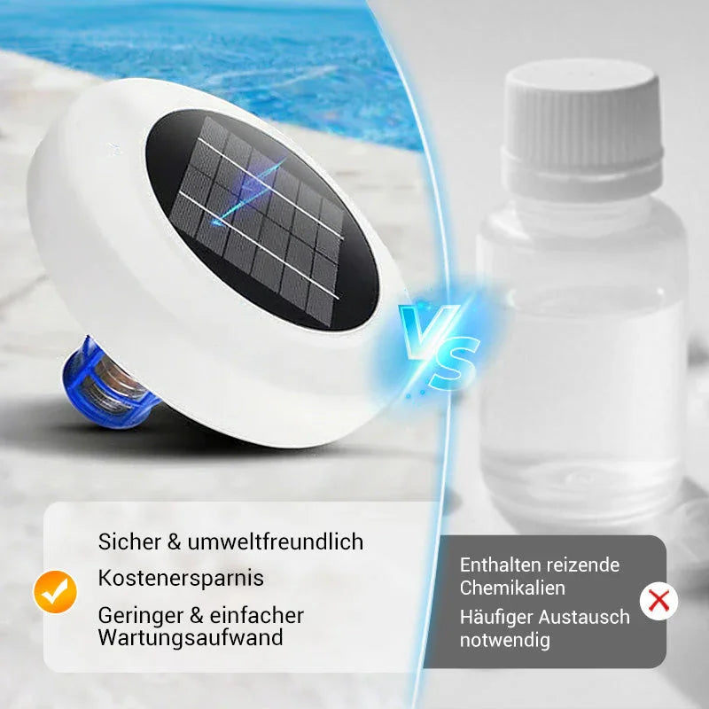 Alsof je een onzichtbare butler in je zwembad hebt! Slimme zonne-energie reiniger – drijft, filtert en schrobt de hele dag, gratis! 50% KORTING!