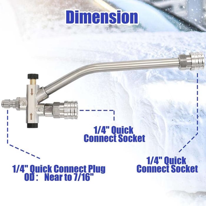 🎁2026 Nieuw binnen 50% KORTING💥Schuimkanon Dubbelconnector Accessoire
